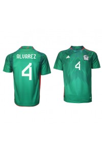 Fotbalové Dres Mexiko Edson Alvarez #4 Domácí Oblečení MS 2022 Krátký Rukáv